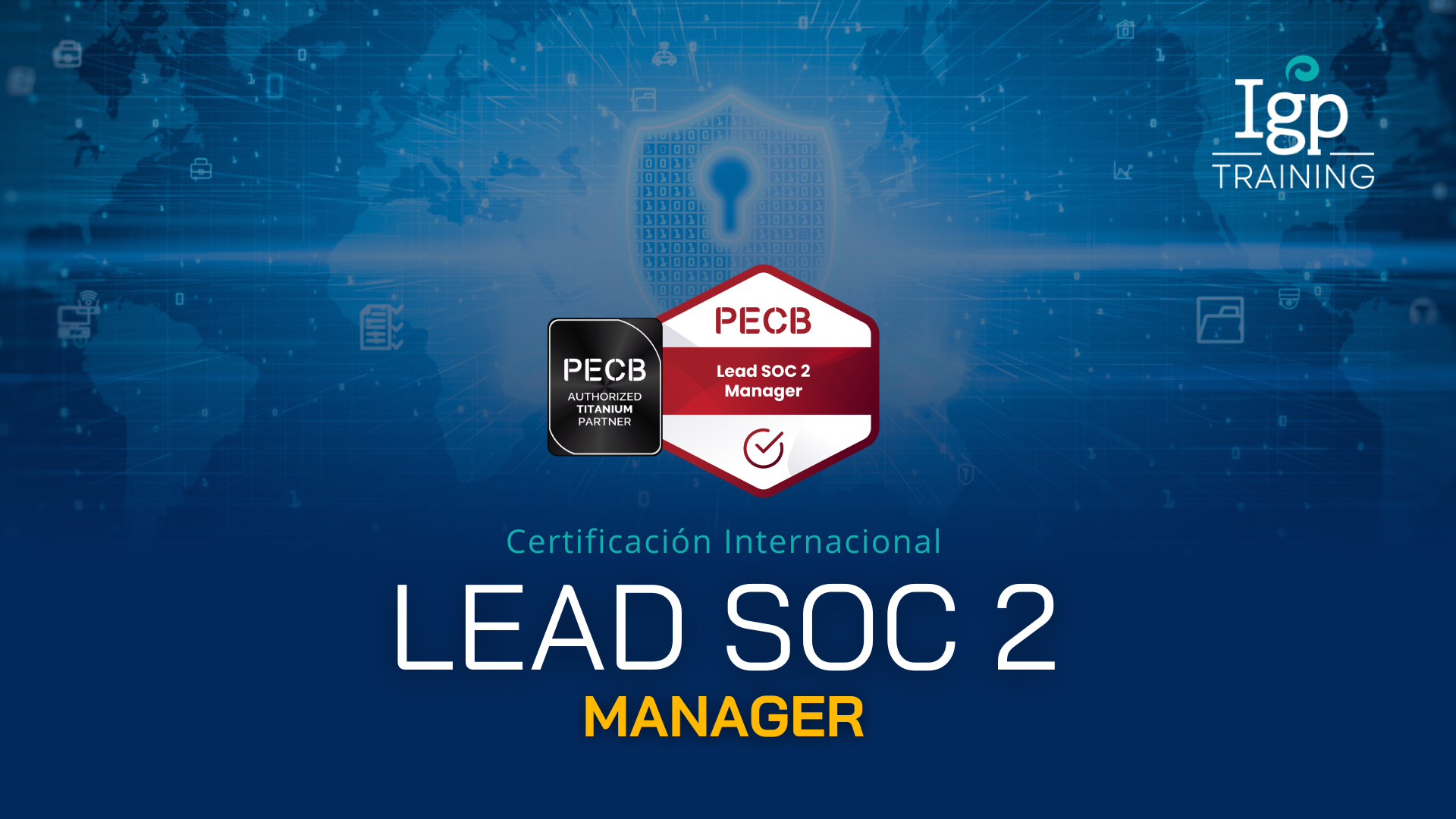 Foto principal de Certificación Internacional Lead SOC 2 Manager